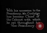 Image of President Calvin Coolidge United States USA, 1925, second 3 stock footage video 65675054646