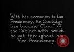 Image of President Calvin Coolidge United States USA, 1925, second 10 stock footage video 65675054646