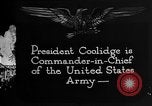 Image of President Calvin Coolidge United States USA, 1925, second 47 stock footage video 65675054646