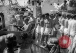 Image of initiation ceremony Atlantic Ocean, 1926, second 15 stock footage video 65675054652