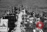 Image of initiation ceremony Atlantic Ocean, 1926, second 40 stock footage video 65675054652