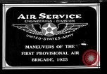Image of 1st Provisional Air Brigade Langley Field Virginia USA, 1925, second 1 stock footage video 65675054653