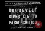 Immagine di Franklin Roosevelt Washington DC USA, 1937, secondo 3 filmato di repertorio 65675054700