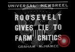 Immagine di Franklin Roosevelt Washington DC USA, 1937, secondo 4 filmato di repertorio 65675054700