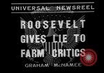 Immagine di Franklin Roosevelt Washington DC USA, 1937, secondo 5 filmato di repertorio 65675054700