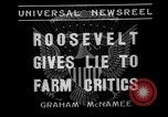 Immagine di Franklin Roosevelt Washington DC USA, 1937, secondo 9 filmato di repertorio 65675054700