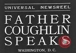 Immagine di Padre Charles Coughlin Washington DC USA, 1935, secondo 4 filmato di repertorio 65675054703