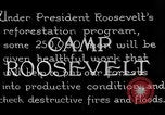 Image of reforestation program by CCC Washington DC USA, 1936, second 8 stock footage video 65675054704