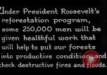 Image of reforestation program by CCC Washington DC USA, 1936, second 14 stock footage video 65675054704