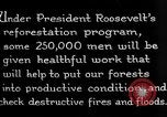 Image of reforestation program by CCC Washington DC USA, 1936, second 16 stock footage video 65675054704