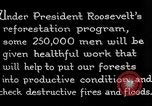 Image of reforestation program by CCC Washington DC USA, 1936, second 21 stock footage video 65675054704