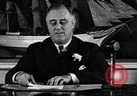 Image of President Franklin Roosevelt speaks about WPA Washington DC USA, 1935, second 25 stock footage video 65675054707