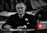 Image of President Franklin Roosevelt speaks about WPA Washington DC USA, 1935, second 54 stock footage video 65675054707