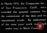 Standbild Boulder Dam Bau United States USA, 1936, aus Sekunde 14 historischem Filmmaterial Videoclip 65675054710