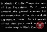 Standbild Boulder Dam Bau United States USA, 1936, aus Sekunde 19 historischem Filmmaterial Videoclip 65675054710