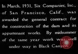 Standbild Boulder Dam Bau United States USA, 1936, aus Sekunde 21 historischem Filmmaterial Videoclip 65675054710