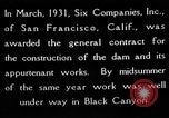 Standbild Boulder Dam Bau United States USA, 1936, aus Sekunde 22 historischem Filmmaterial Videoclip 65675054710