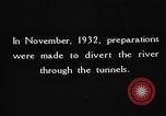 Image Boulder Dam construction United States USA, 1932, de la seconde 6 séquences d'archives historiques vidéo 65675054713