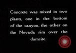 Standbild Boulder Dam Bau United States USA, 1933, aus Sekunde 1 historischem Filmmaterial Videoclip 65675054715