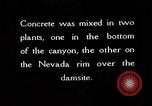 Standbild Boulder Dam Bau United States USA, 1933, aus Sekunde 5 historischem Filmmaterial Videoclip 65675054715