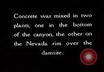 Standbild Boulder Dam Bau United States USA, 1933, aus Sekunde 10 historischem Filmmaterial Videoclip 65675054715