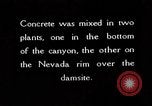 Standbild Boulder Dam Bau United States USA, 1933, aus Sekunde 11 historischem Filmmaterial Videoclip 65675054715