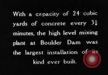 Standbild Boulder Dam Bau United States USA, 1933, aus Sekunde 6 historischem Filmmaterial Videoclip 65675054716