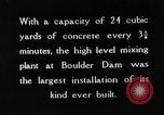 Standbild Boulder Dam Bau United States USA, 1933, aus Sekunde 8 historischem Filmmaterial Videoclip 65675054716