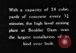 Standbild Boulder Dam Bau United States USA, 1933, aus Sekunde 11 historischem Filmmaterial Videoclip 65675054716