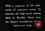 Standbild Boulder Dam Bau United States USA, 1933, aus Sekunde 12 historischem Filmmaterial Videoclip 65675054716