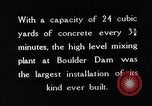 Standbild Boulder Dam Bau United States USA, 1933, aus Sekunde 18 historischem Filmmaterial Videoclip 65675054716