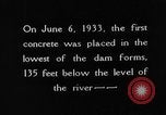 Standbild Boulder Dam Bau United States USA, 1933, aus Sekunde 4 historischem Filmmaterial Videoclip 65675054717
