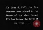 Standbild Boulder Dam Bau United States USA, 1933, aus Sekunde 13 historischem Filmmaterial Videoclip 65675054717