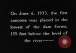 Standbild Boulder Dam Bau United States USA, 1933, aus Sekunde 15 historischem Filmmaterial Videoclip 65675054717