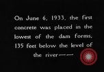 Standbild Boulder Dam Bau United States USA, 1933, aus Sekunde 18 historischem Filmmaterial Videoclip 65675054717