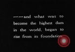 Standbild Boulder Dam Bau United States USA, 1933, aus Sekunde 42 historischem Filmmaterial Videoclip 65675054717