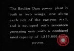 Standbild Boulder Dam oder Hoover Dam power transmission California United States USA, 1936, aus Sekunde 3 historischem Filmmaterial Videoclip 65675054726