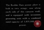 Standbild Boulder Dam oder Hoover Dam power transmission California United States USA, 1936, aus Sekunde 5 historischem Filmmaterial Videoclip 65675054726