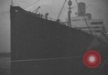 Image of Queen Mary Atlantic Ocean, 1940, second 18 stock footage video 65675054747