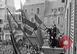 Image of General Charles De Gaulle Cherbourg Normandy France, 1944, second 34 stock footage video 65675054754
