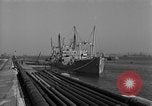 Image of Coast Guard cutter refueling Cherbourg Normandy France, 1944, second 5 stock footage video 65675054756