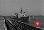Image of Coast Guard cutter refueling Cherbourg Normandy France, 1944, second 6 stock footage video 65675054756