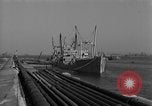 Image of Coast Guard cutter refueling Cherbourg Normandy France, 1944, second 7 stock footage video 65675054756