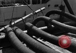 Image of Coast Guard cutter refueling Cherbourg Normandy France, 1944, second 26 stock footage video 65675054756