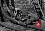 Image of Coast Guard cutter refueling Cherbourg Normandy France, 1944, second 28 stock footage video 65675054756