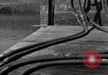 Image of Coast Guard cutter refueling Cherbourg Normandy France, 1944, second 32 stock footage video 65675054756