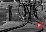 Image of Coast Guard cutter refueling Cherbourg Normandy France, 1944, second 34 stock footage video 65675054756