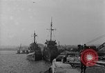 Image of USS Donnell Electric Power Barge Cherbourg Normandy France, 1944, second 8 stock footage video 65675054757