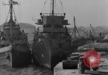 Image of USS Donnell Electric Power Barge Cherbourg Normandy France, 1944, second 10 stock footage video 65675054757