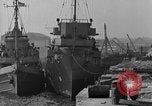 Image of USS Donnell Electric Power Barge Cherbourg Normandy France, 1944, second 11 stock footage video 65675054757
